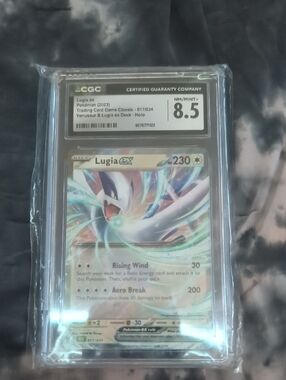Pokemon Lugia ex Holo Graded Card - White, Blue, Silver